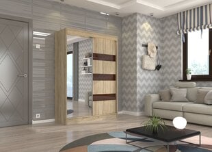 Шкаф Adrk Furniture Toura 150 см, коричневый/цвета дуба цена и информация | Шкафы | kaup24.ee