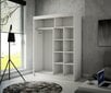 Riidekapp Adrk Furniture Keita 150 cm, must hind ja info | Kapid | kaup24.ee