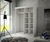 Riidekapp Adrk Furniture Batia 150 cm, tamm/tumepruun hind ja info | Kapid | kaup24.ee