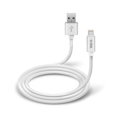 Lightning Data Cable And Cgarher Polo Collection 1 m By SBS White цена и информация | SBS Бытовая техника и электроника | kaup24.ee