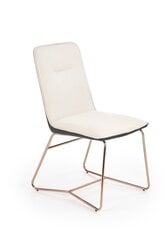 4 tooli komplekt Halmar K390, kreem/hall hind ja info | Söögitoolid, baaritoolid | kaup24.ee