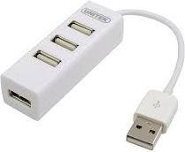 Unitek - Hub 4x USB 2.0, Y-2146, 1x Lad.tel. biały цена и информация | USB jagajad, adapterid | kaup24.ee