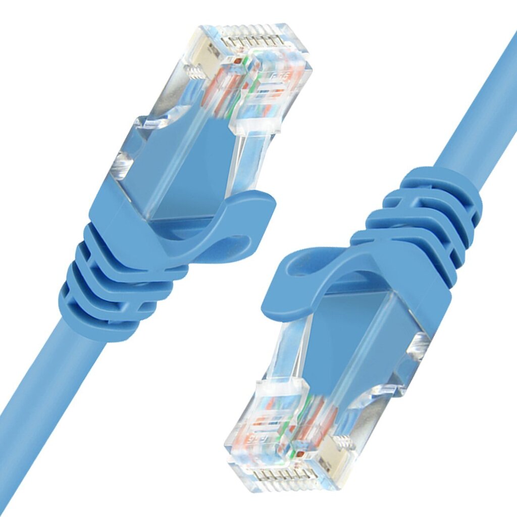 Unitek Cable Patchcord UTP CAT.6 BLUE 5M; Y-C812ABL hind ja info | Kaablid ja juhtmed | kaup24.ee