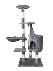 Домик когтеточка Alba Grey, 118 см цена и информация | Когтеточки | kaup24.ee