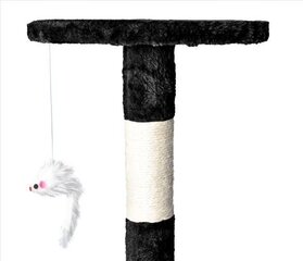 Домик когтеточка Alba Black, 118 см цена и информация | Когтеточки | kaup24.ee