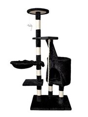 Домик когтеточка Alba Black, 118 см цена и информация | Когтеточки | kaup24.ee
