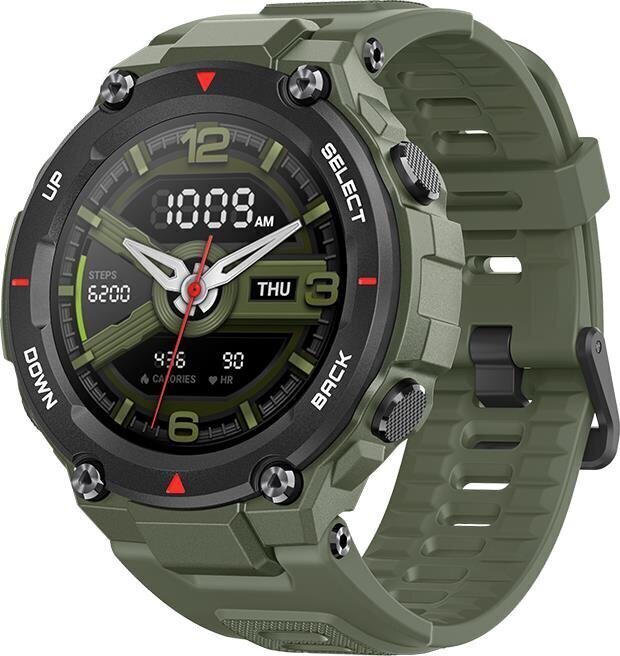 Nutikell Xiaomi Amazfit T-REX, Army green hind ja info | Nutikellad (smartwatch) | kaup24.ee