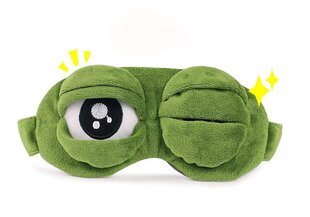 Sad Frog 3D Sleeping Eye Mask Padded Shadow Cover for Sleep Rest Funny Blindfold hind ja info | Näomaskid, silmamaskid | kaup24.ee