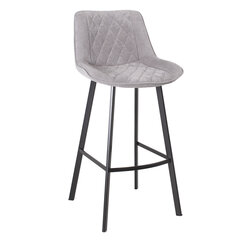Барный стул Naomi, серый цена и информация | Стулья для кухни и столовой | kaup24.ee