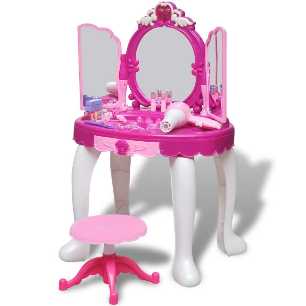 Mängu tualettlaud 3 peegliga цена и информация | Tüdrukute mänguasjad | kaup24.ee