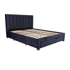 Кровать Grace 160x200см, синяя цена и информация | Кровати | kaup24.ee