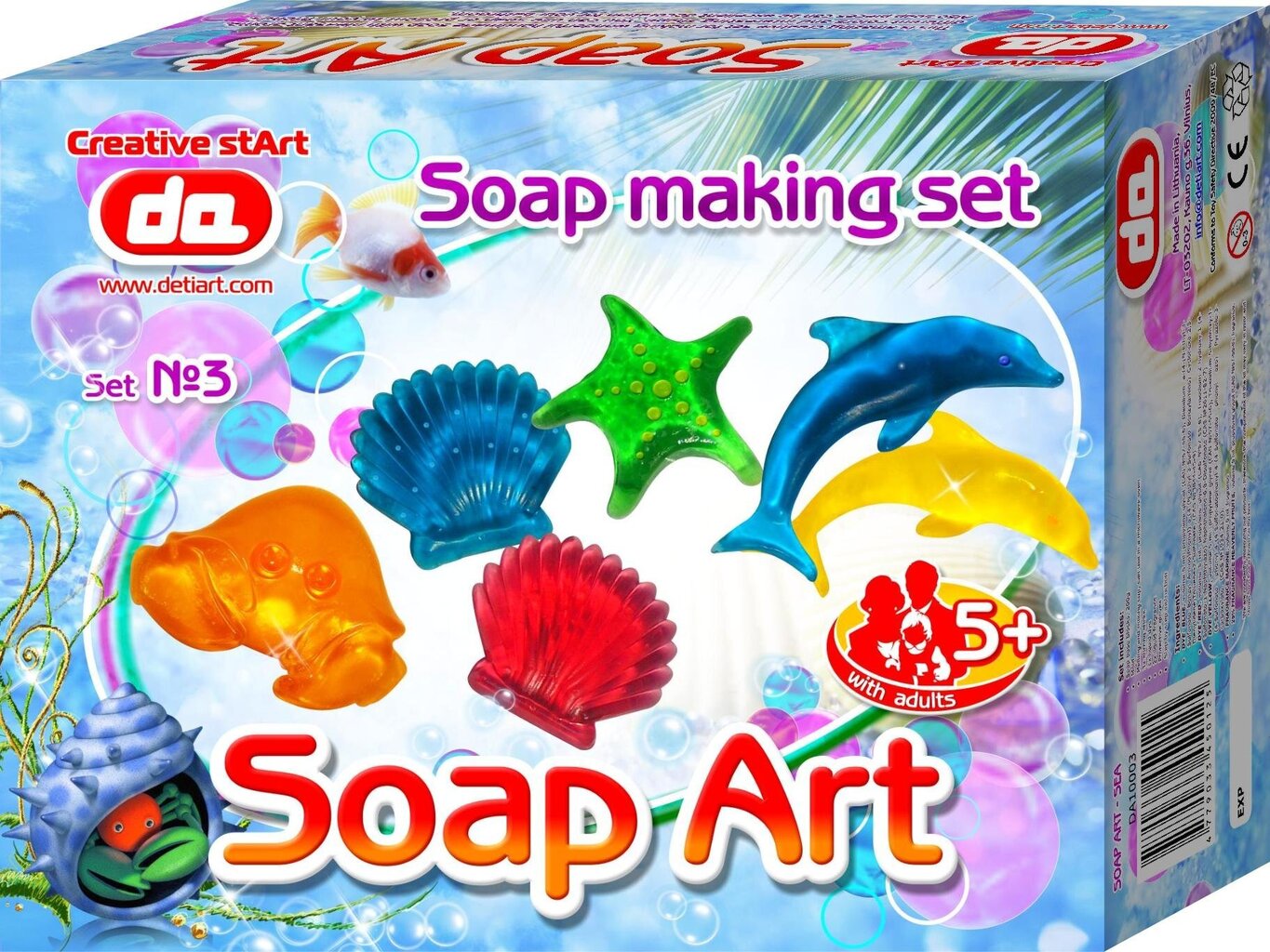 Seebi valmistamise komplekt Soap Art hind ja info | Arendavad mänguasjad | kaup24.ee