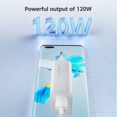 120 W USB laadija kiirlaadija QC3.0 USB C kaabel, tüüp C kaabel mobiiltelefoni laadija Huawei Samsung Xiaomi kiirlaadija EU-White-10A jaoks hind ja info | Akulaadijad | kaup24.ee