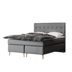 Кровать Selsey Juan 180x200 см, серая цена и информация | Кровати | kaup24.ee