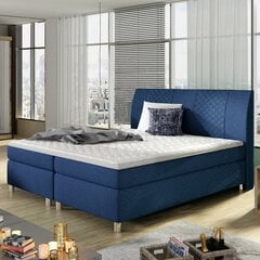 Кровать Selsey Pelton 180x200 см, синяя цена и информация | Кровати | kaup24.ee