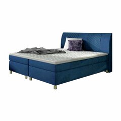 Кровать Selsey Pelton 180x200 см, синяя цена и информация | Кровати | kaup24.ee