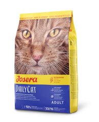 Kuivtoit tundlikele kassidele Josera DailyCat, 10 kg hind ja info | Kuivtoit kassidele | kaup24.ee
