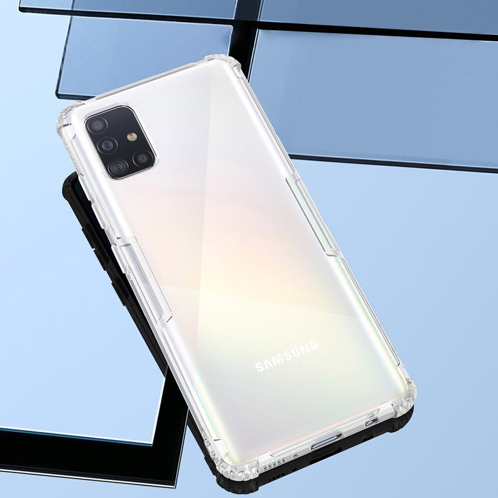 Nillkin Nature TPU Case Gel Ultra Slim Cover for Samsung Galaxy A51 transparent цена и информация | Telefoni kaaned, ümbrised | kaup24.ee