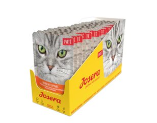 Josera kana spinatipastaga kassidele 16x85 g hind ja info | Konservid kassidele | kaup24.ee