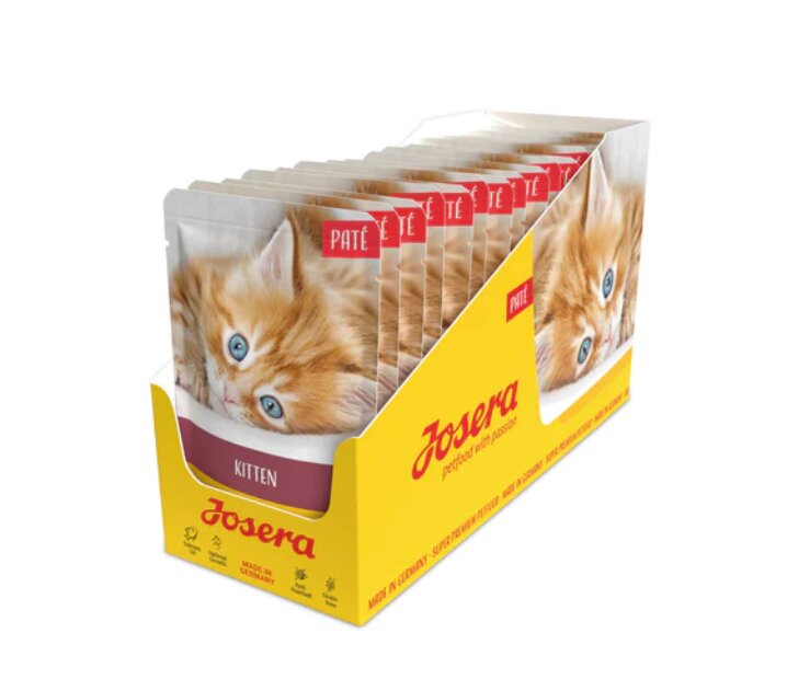 Josera pasteet kassipoegadele lõheõliga 16x85 g цена и информация | Konservid kassidele | kaup24.ee
