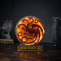 Nemesis Now - House of the Dragon -Targaryen Emblem Lamp (20 cm) цена и информация | Атрибутика для игроков | kaup24.ee