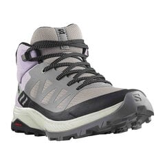 Oбувь SALOMON OUTRISE MID GTX W, серый/розовый цена и информация | Женские сапоги | kaup24.ee