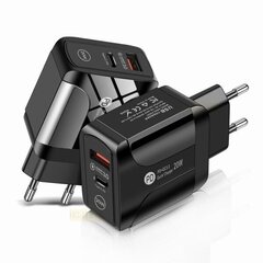 PD20W kiirlaadimislaadija 5V3A Euroopa laadimispea tüüp-c QC3.0 kiirlaadimisadapter цена и информация | Зарядные устройства для элементов питания | kaup24.ee