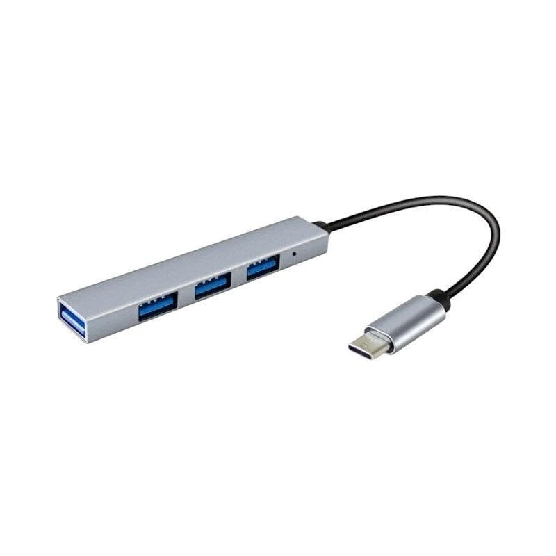 4 pistikuga USB-jaotur – tüüp – c цена и информация | Kaablid ja juhtmed | kaup24.ee