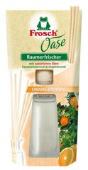 Ароматический диффузор для дома Frosch Oase Air Freshener Orangenhain с палочками, 90 мл цена и информация | Ароматы для дома | kaup24.ee