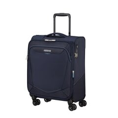 Kohver American Tourister Summerride spinner S Exp. Navy цена и информация | Чемоданы, дорожные сумки | kaup24.ee