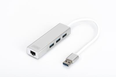 Digitus DA-70250-1 цена и информация | USB jagajad, adapterid | kaup24.ee