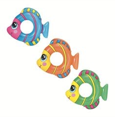 Плавательный круг Bestway Friendly Fish, различные цвета цена и информация | Надувные и пляжные товары | kaup24.ee