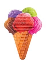 Надувной плот Bestway Ice-cream, 188x130 cм цена и информация | Надувные и пляжные товары | kaup24.ee