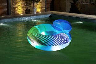 Täispuhutav parv LED valgustusega Bestway Swim Bright, mitmevärviline hind ja info | Täispuhutavad veemänguasjad ja ujumistarbed | kaup24.ee