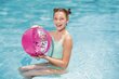 Täispuhutav rannapall Bestway Glitter Fusion, kollane/roosa цена и информация | Täispuhutavad veemänguasjad ja ujumistarbed | kaup24.ee