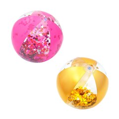 Täispuhutav rannapall Bestway Glitter Fusion, kollane/roosa цена и информация | Надувные и пляжные товары | kaup24.ee