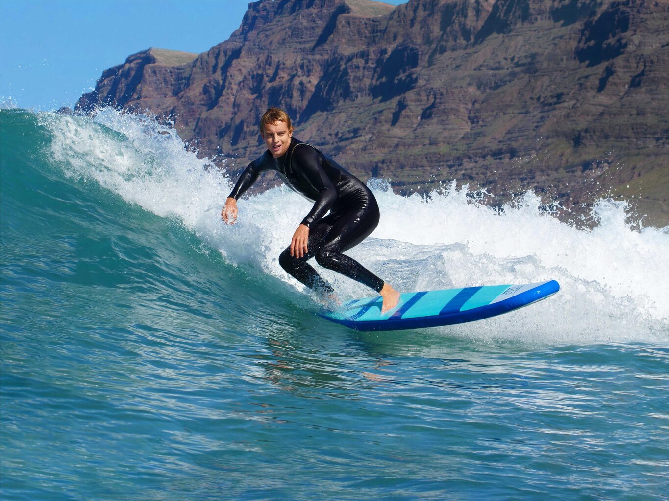 Täispuhutav surfilaud Bestway Hydro-Force Compact Surf 8, 243x57 cm цена и информация | Veesport | kaup24.ee