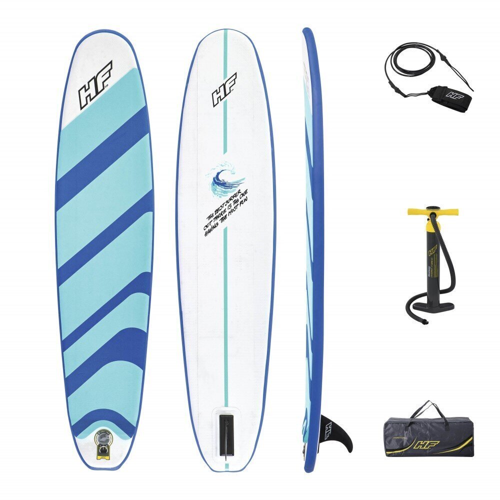 Täispuhutav surfilaud Bestway Hydro-Force Compact Surf 8, 243x57 cm цена и информация | Veesport | kaup24.ee