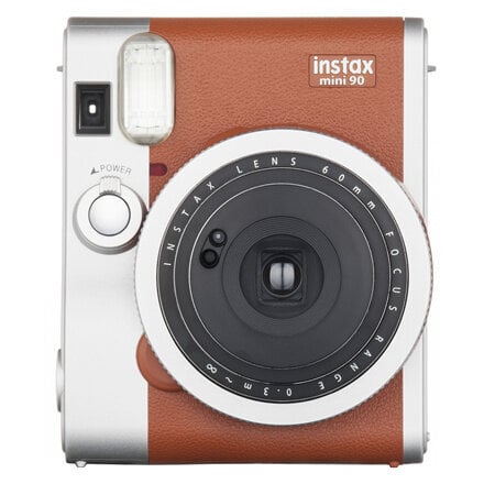 Fujifilm polaroid kaamera Instax Mini 90 Neo Classic Brown Set + 10tk fotopaber + kott pruun цена и информация | Fotoaparaadid | kaup24.ee