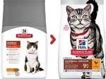 Kuivtoit kassidele Hill's Science Plan Hairball & Indoor Adult kanalihaga, 0.3 kg