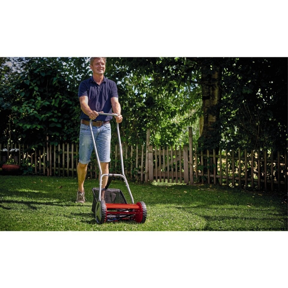 Einhell käsimuruniiduk GC-HM 300 Hand Lawn Mower, punane/must hind ja info | Muruniidukid | kaup24.ee