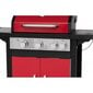 Gaasigrill Mustang Monterey 3 + 1 punane, 117,6 x 52 x 108 cm hind ja info | Grillid | kaup24.ee