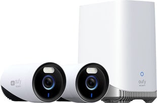 Anker turvakaamera eufyCam E330 Professionaalne Surveillance System with Two Cameras, 4K Resolution, valge hind ja info | Valvekaamerad | kaup24.ee