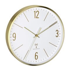 TFA seinakell 60.3534.53 Metal Analogue Radio-Controlled Wall Clock, kuldne hind ja info | Tugitoolid ja tugitoolvoodid | kaup24.ee