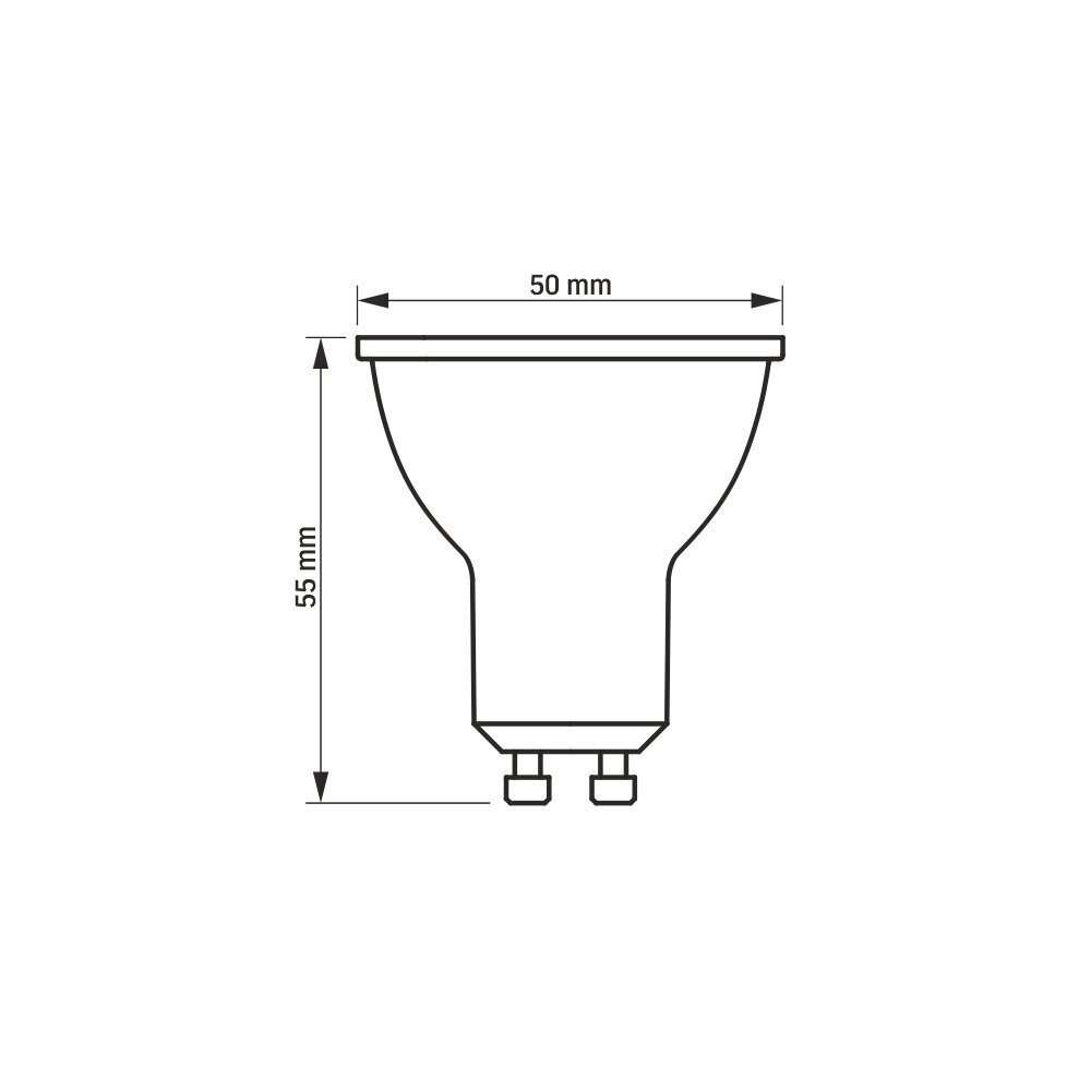 LED-LAMBI VIDEX GU10 5W 420LM SOE VÄRVUS цена и информация | Lambipirnid, lambid | kaup24.ee