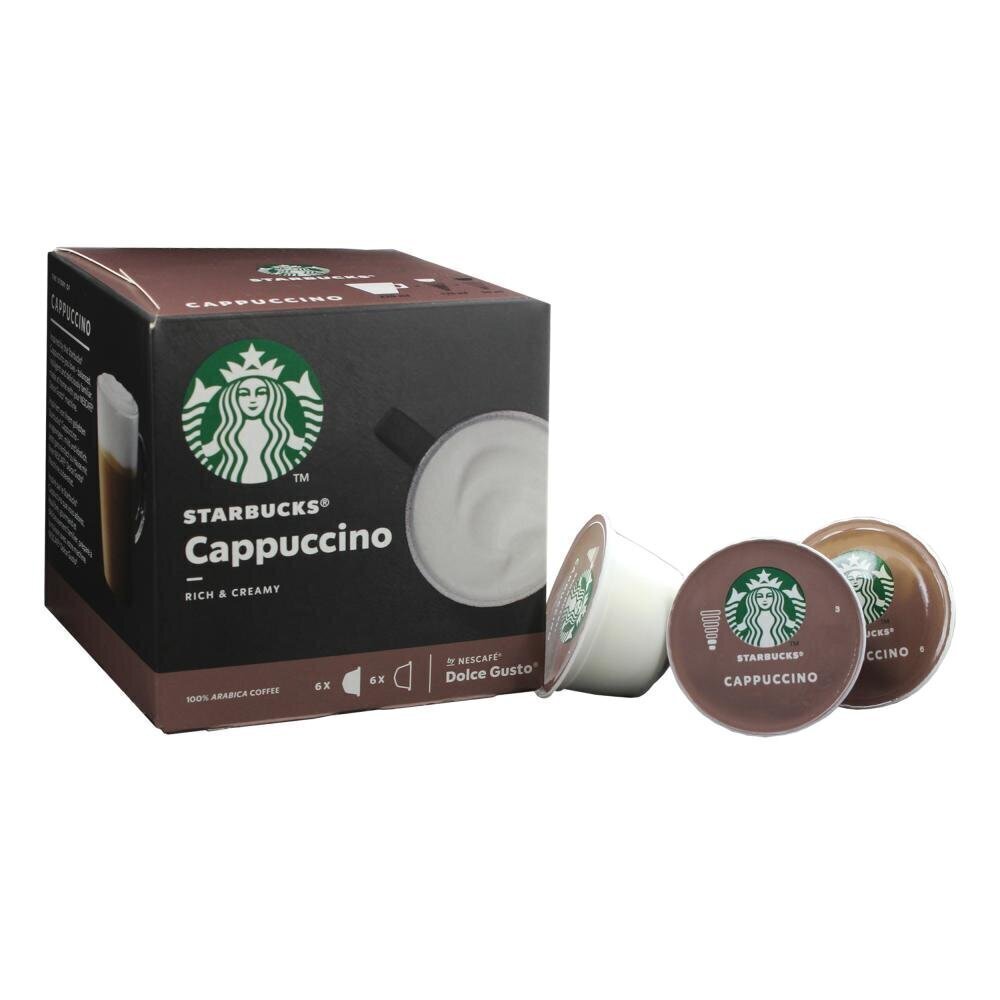 Starbucks Nescafé Dolce Gusto Cappuccino, 12 kaps. hind ja info | Kohv, kakao | kaup24.ee