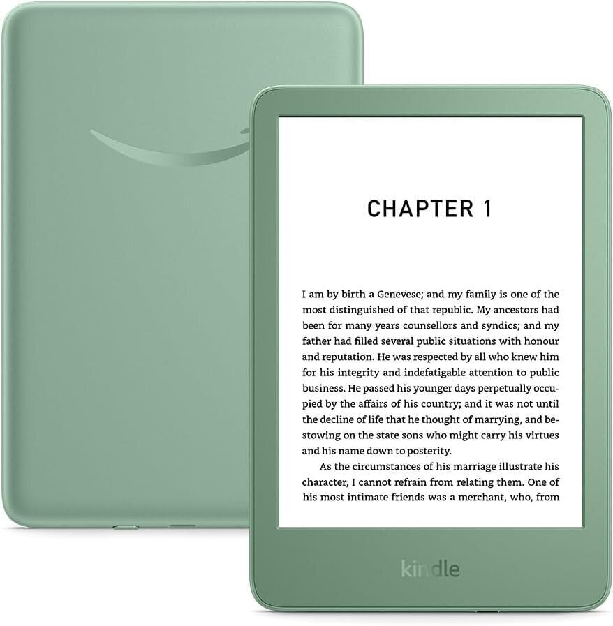 Amazon Kindle No Adds Edition 6" 2024 16GB Matcha цена и информация | E-lugerid | kaup24.ee