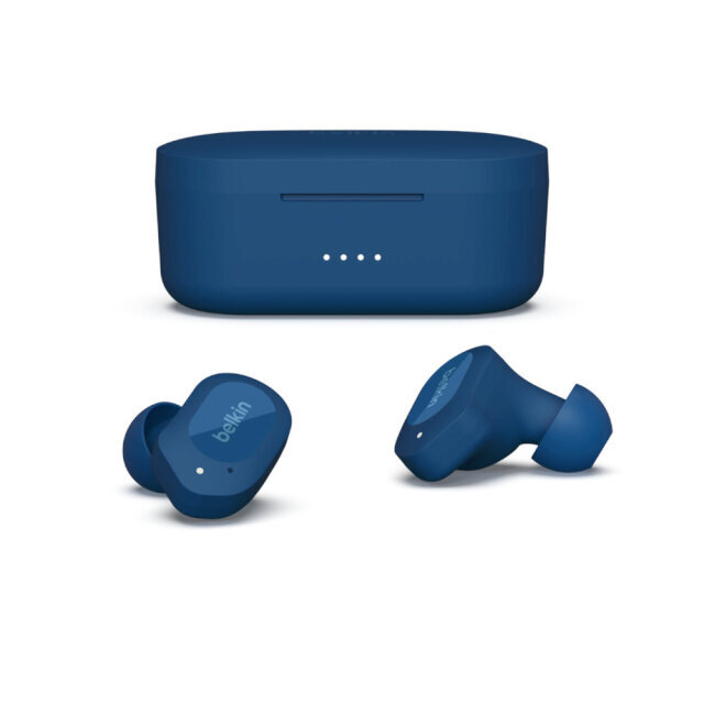 Belkin kõrvaklapid Soundform Play True Wireless In-Ear AUC005btBL, sinine цена и информация | Kõrvaklapid | kaup24.ee