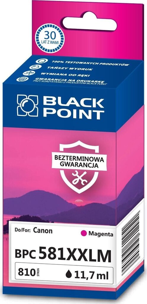 Black Point BPC581XXLM, magenta цена и информация | Tindiprinteri kassetid | kaup24.ee