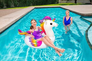 Ujumisrõngas Bestway Fantasy Unicorn, valge hind ja info | Täispuhutavad veemänguasjad ja ujumistarbed | kaup24.ee